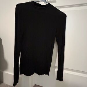 American Eagle Outfitters Black Turtleneck Top